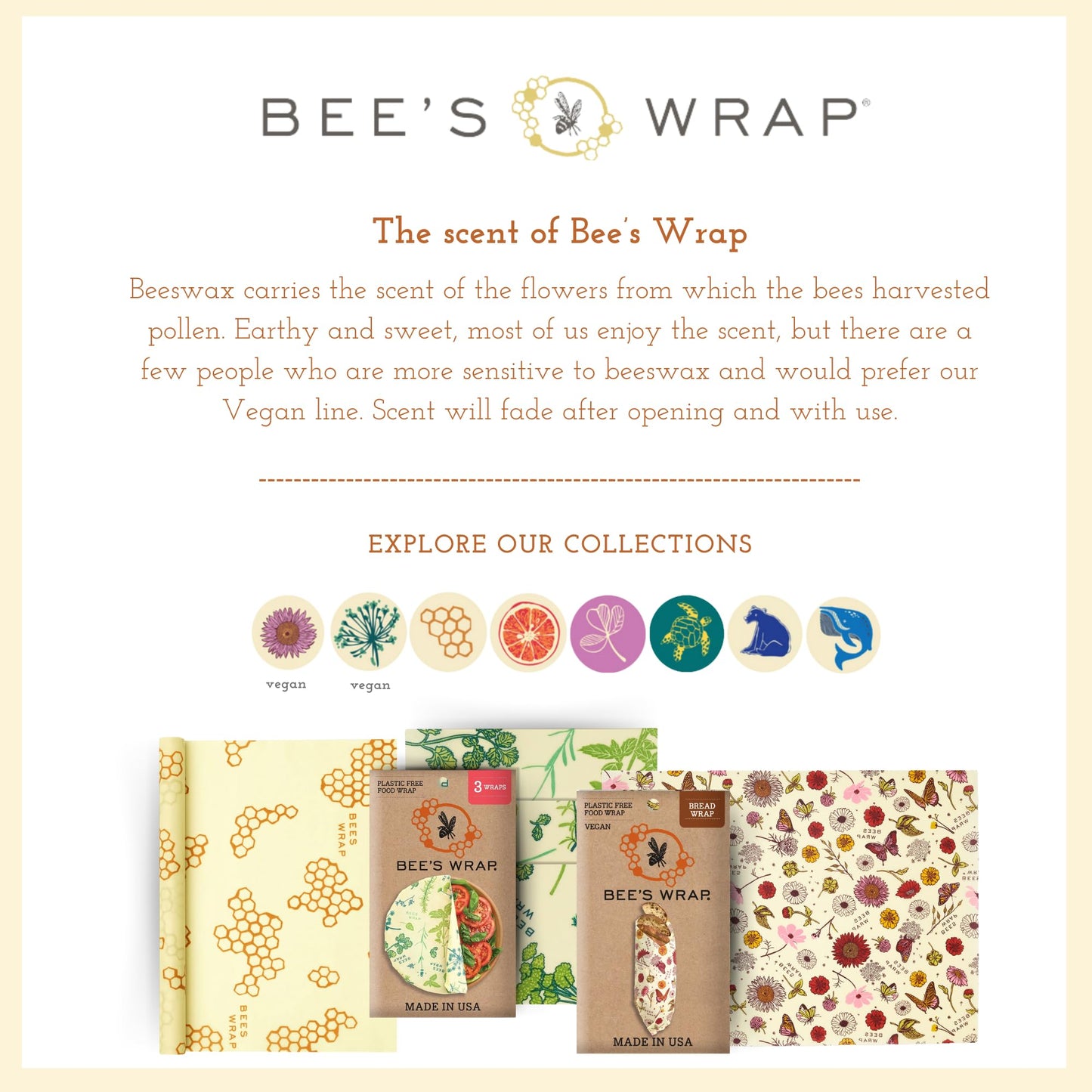 Bee's Wrap Store: Bee's Wax Paper - The Tribalist