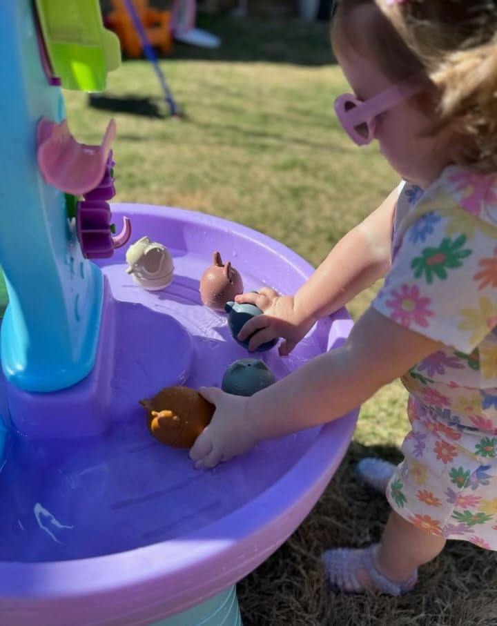 The Tribalist Mold Free Bath Toys-Toddler Bathtime Toys-No Mold-Non Toxic Silicone Animal Bathtub Toys for Babies