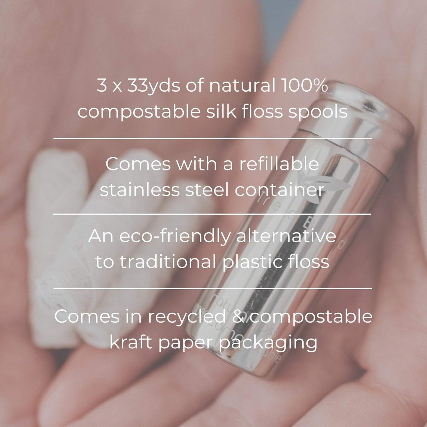 TreeBird: Biodegradable Pure Silk Dental Floss - The Tribalist